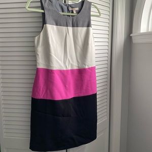 Worn 1 time! Color block Banana Republic dress, size 4.